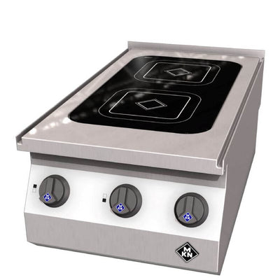MKN 1223401 | Electric Vitro Range with Ceramic Hob | 2-Zone | Counter SL | Ceramic Boiling Top