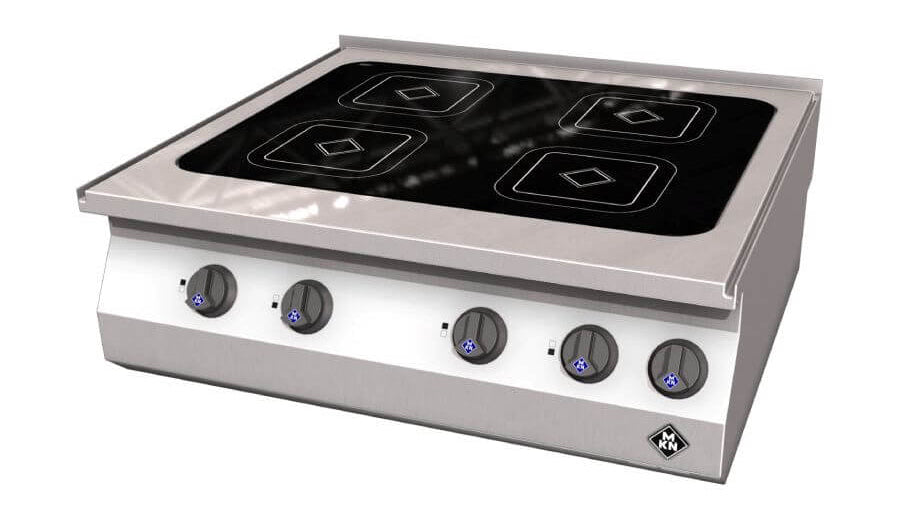 MKN 1223402 4 Zones Countertop Electric Vitro Range with Ceramic Hob