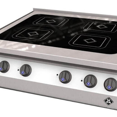MKN 1223402 | Electric Vitro Range with Ceramic Hob | 4-Zone | Counter SL | Ceramic Boiling Top