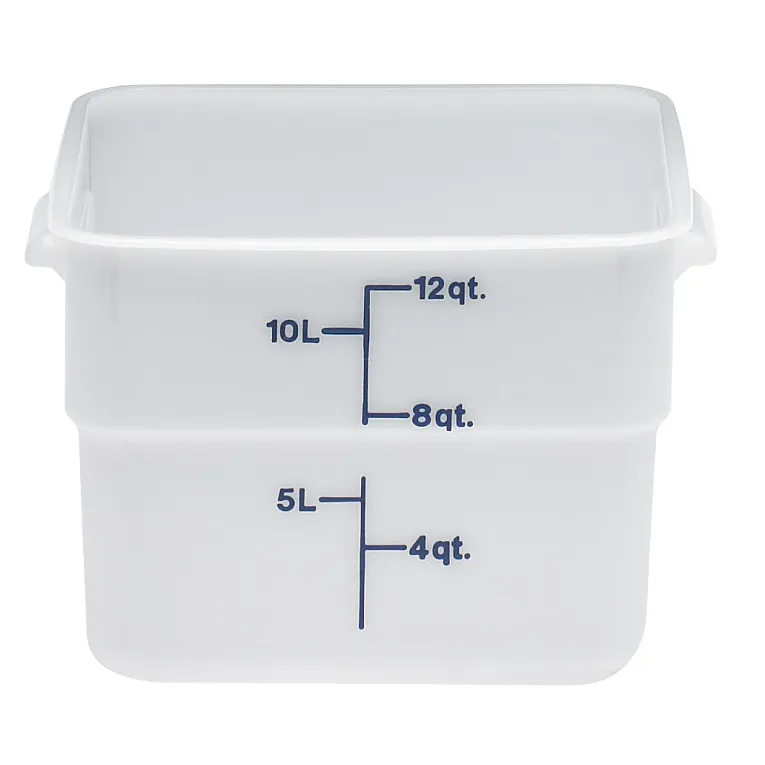Cambro 12SFSP I Camwear Polyethylene Containers - 11.4 L I Case of 6
