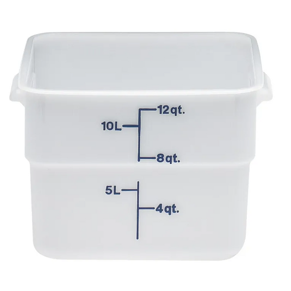 Cambro 12SFSP I Camwear Polyethylene Containers - 11.4 L I Case of 6