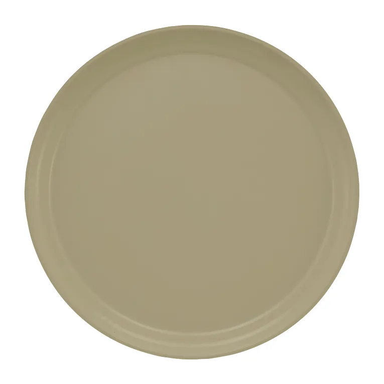 Cambro 1300104 I Camtray Round Tray I 13" (330 mm) I Desert Tan I Case of 12