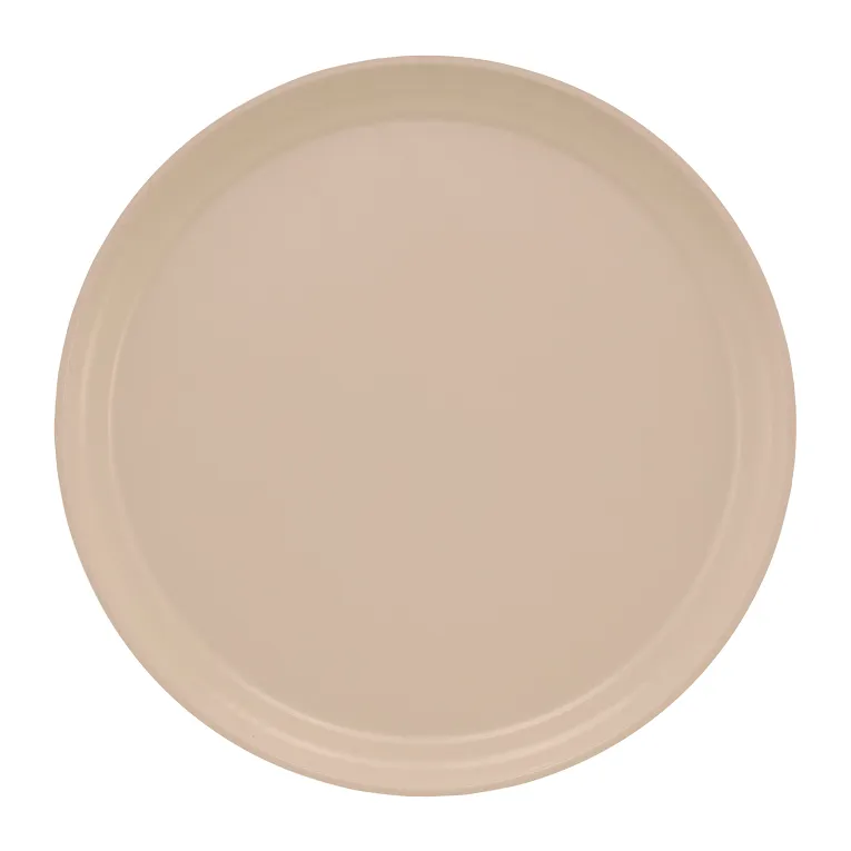 Cambro 1300106 I Camtray Round Tray I 13" (330 mm) I Light Peach I Case of 12