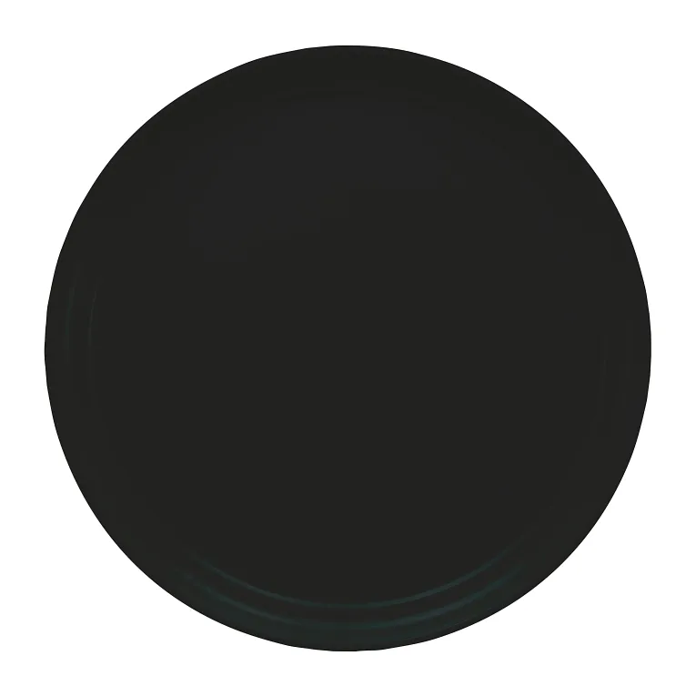 Cambro 1300110 I Camtray Round Tray I 13" (330 mm) I Black I Case of 12