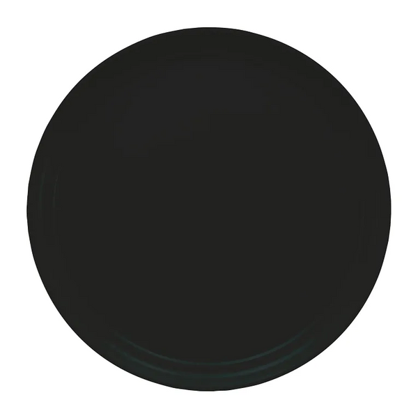Cambro 1300110 I Camtray Round Tray I 13" (330 mm) I Black I Case of 12