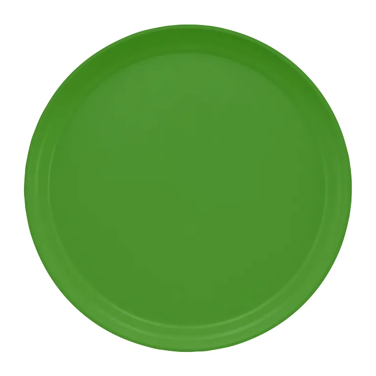 Cambro 1300113 I Camtray Round Tray I 13" (330 mm) I Lime-ade I Case of 12