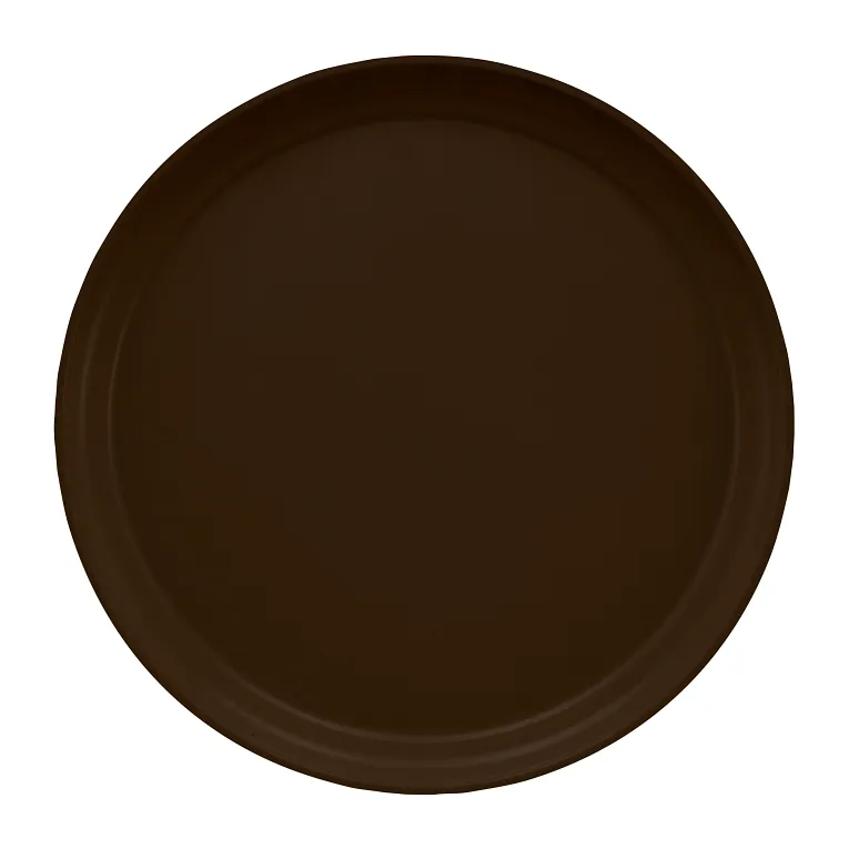 Cambro 1300116 I Camtray Round Tray I 13" (330 mm) I Brazil Brown I Case of 12