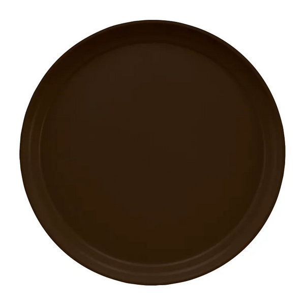 Cambro 1300116 I Camtray Round Tray I 13" (330 mm) I Brazil Brown I Case of 12