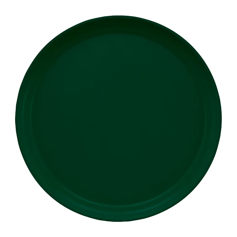 Cambro 1300119 I Camtray Round Tray I 13" (330 mm) I Sherwood Green I Case of 12