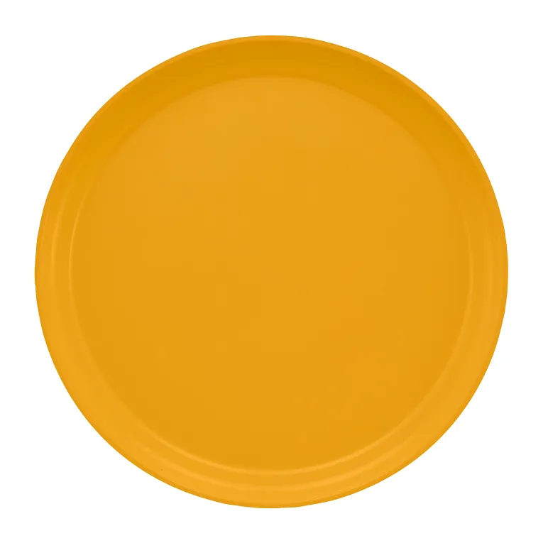 Cambro 1300171 I Camtray Round Tray I 13" (330 mm) I Tuscan Gold I Case of 12