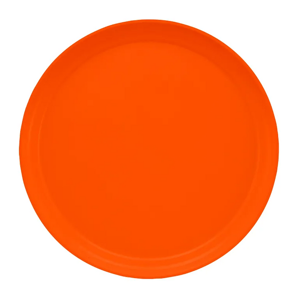 Cambro 1300220 I Camtray Round Tray I 13" (330 mm) I Citrus Orange I Case of 12
