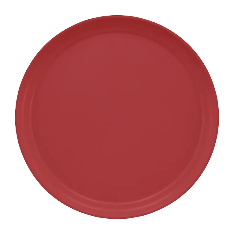 Cambro 1300410 I Camtray Round Tray I 13" (330 mm) I Raspberry Cream I Case of 12