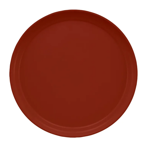 Cambro 1300501 I Camtray Round Tray I 13" (330 mm) I Real Rust I Case of 12