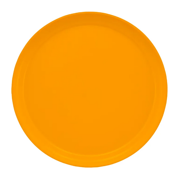 Cambro 1300504 I Camtray Round Tray I 13" (330 mm) I Mustard I Case of 12