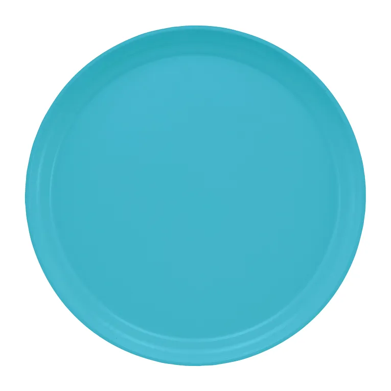 Cambro 1300518 I Camtray Round Tray I 13" (330 mm) I Robin Egg Blue I Case of 12