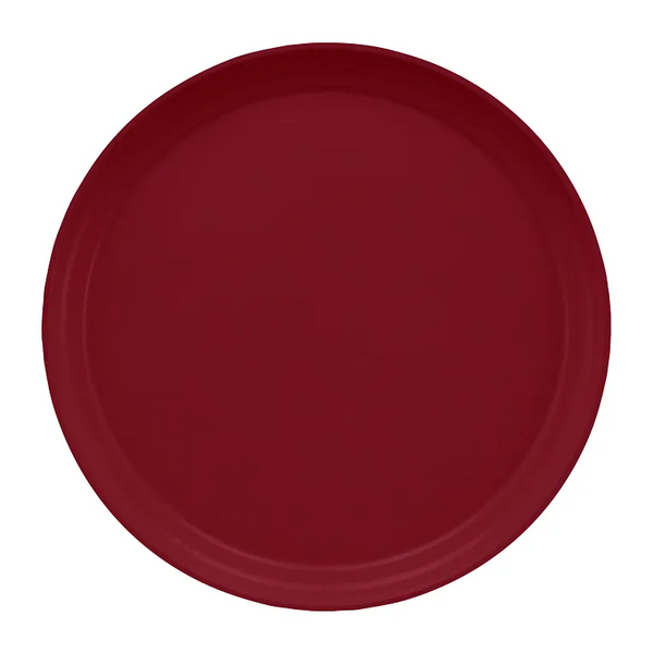 Cambro 1300522 I Camtray Round Tray I 13" (330 mm) I Burgundy Wine I Case of 12