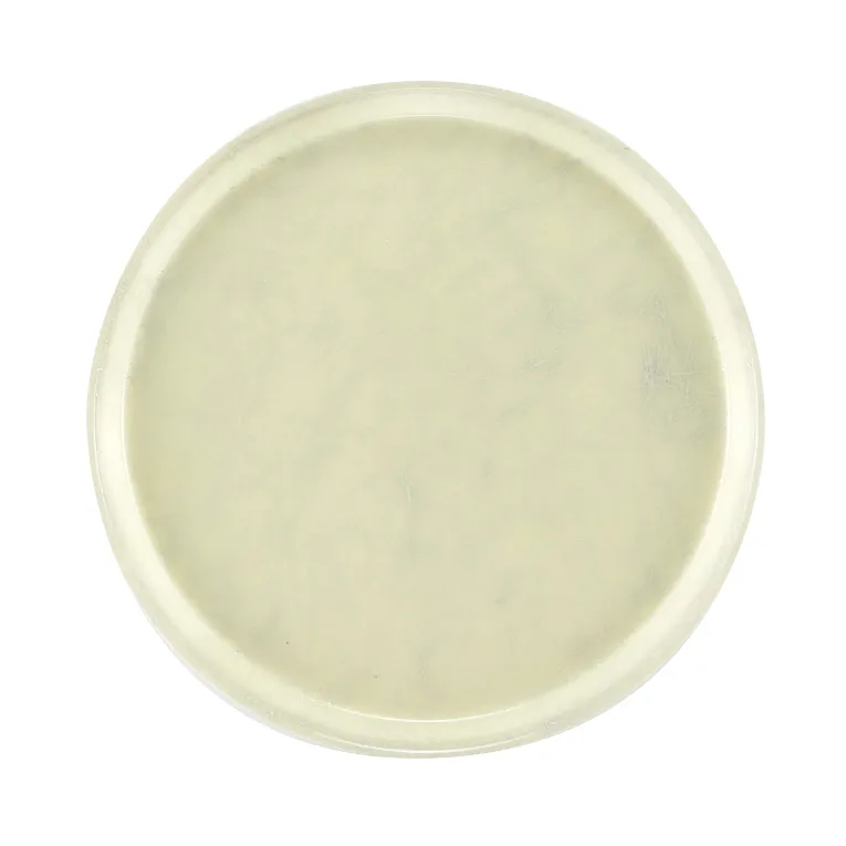 Cambro 1300531 I Camtray Round Tray I 13" (330 mm) I Galaxy Antique Parchment Silver I Case of 12