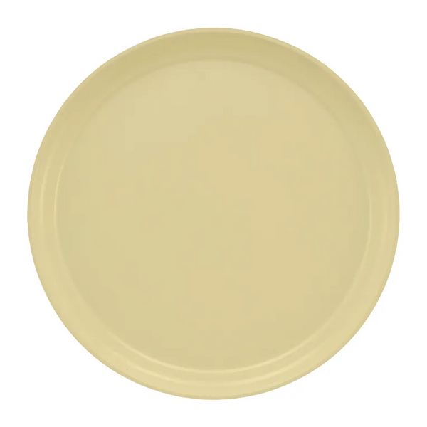 Cambro 1300536 I Camtray Round Tray I 13" (330 mm) I Lemon Chiffon I Case of 12
