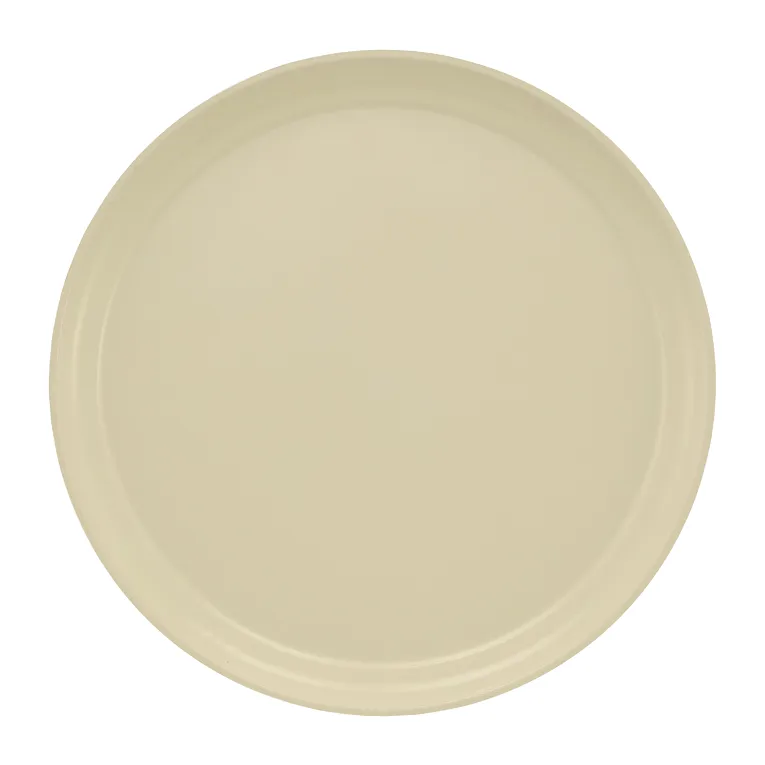 Cambro 1300537 I Camtray Round Tray I 13" (330 mm) I Cameo Yellow I Case of 12