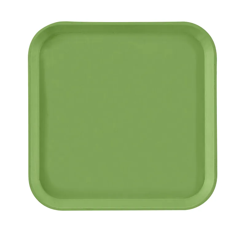 Cambro 1313113 I Camtray Square Metric Tray I 330x330mm I Lime-ade I Case of 12