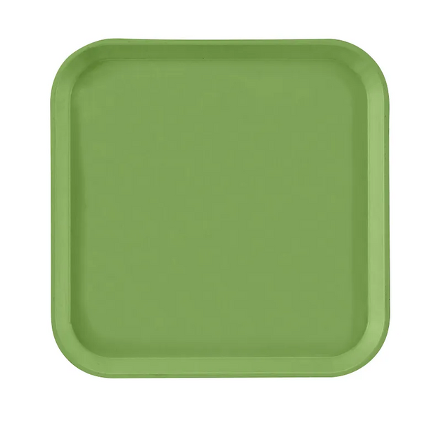 Cambro 1313113 I Camtray Square Metric Tray I 330x330mm I Lime-ade I Case of 12