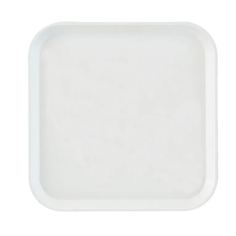 Cambro 1313148 I Camtray Square Metric Tray I 330x330mm I White I Case of 12