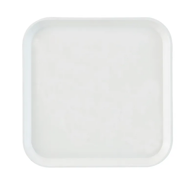 Cambro 1313148 I Camtray Square Metric Tray I 330x330mm I White I Case of 12