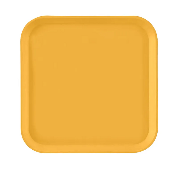 Cambro 1313171 I Camtray Square Metric Tray I 330x330mm I Tuscan Gold I Case of 12