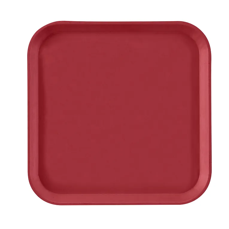 Cambro 1313221 I Camtray Square Metric Tray I 330x330mm I Ever Red I Case of 12