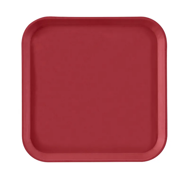Cambro 1313221 I Camtray Square Metric Tray I 330x330mm I Ever Red I Case of 12