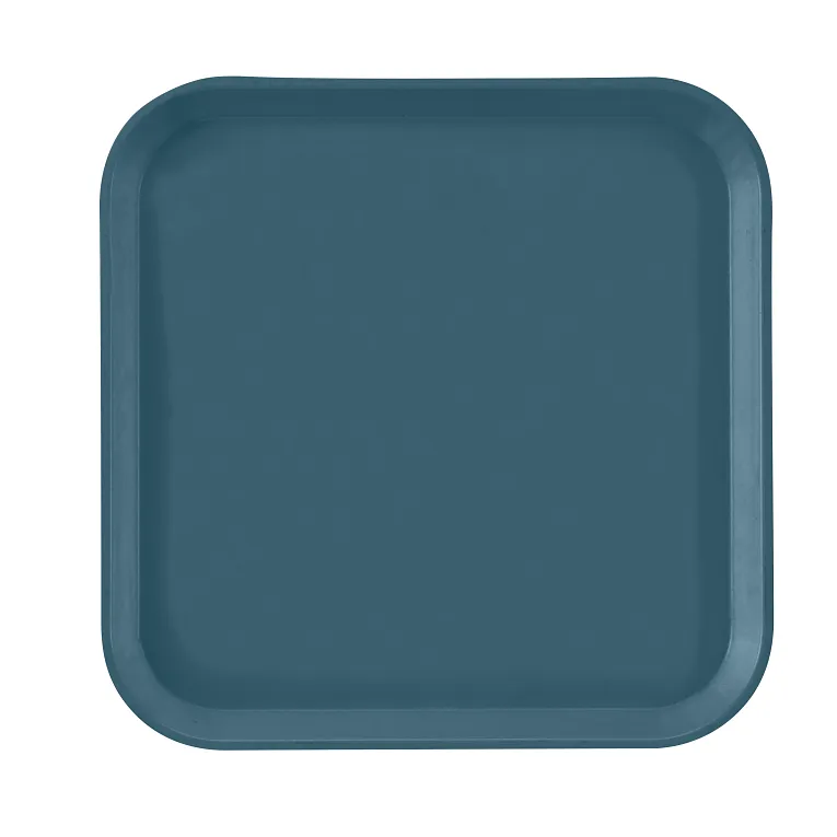 Cambro 1313401 I Camtray Square Metric Tray I 330x330mm I Slate Blue I Case of 12