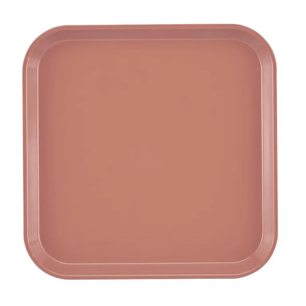 Cambro 1313409 I Camtray Square Metric Tray I 330x330mm I Blush I Case of 12