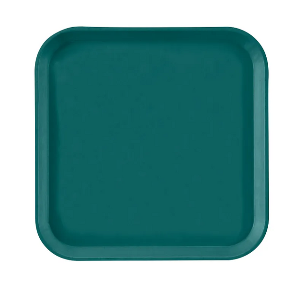 Cambro 1313414 I Camtray Square Metric Tray I 330x330mm I Teal I Case of 12