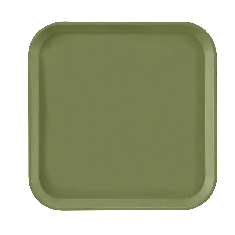 Cambro 1313428 I Camtray Square Metric Tray I 330x330mm I Olive Green I Case of 12