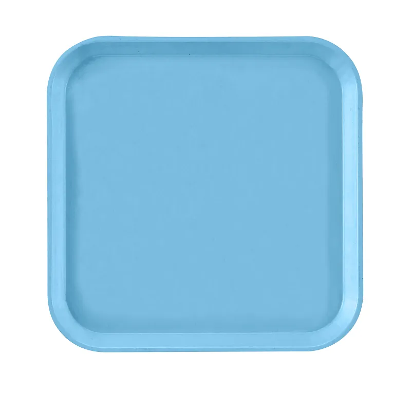 Cambro 1313518 I Camtray Square Metric Tray I 330x330mm I Robin Egg Blue I Case of 12
