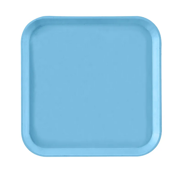 Cambro 1313518 I Camtray Square Metric Tray I 330x330mm I Robin Egg Blue I Case of 12