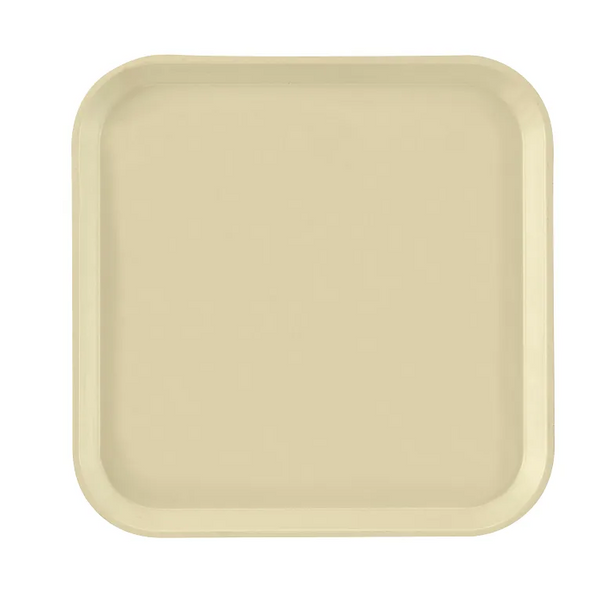 Cambro 1313536 I Camtray Square Metric Tray I 330x330mm I Lemon Chiffon I Case of 12