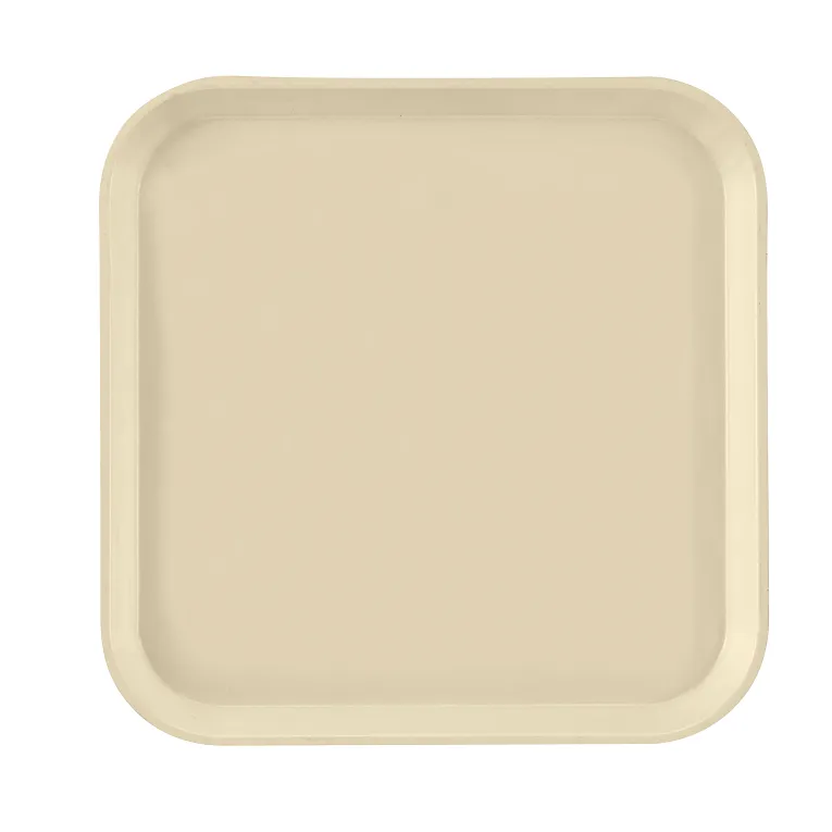 Cambro 1313537 I Camtray Square Metric Tray I 330x330mm I Cameo Yellow I Case of 12