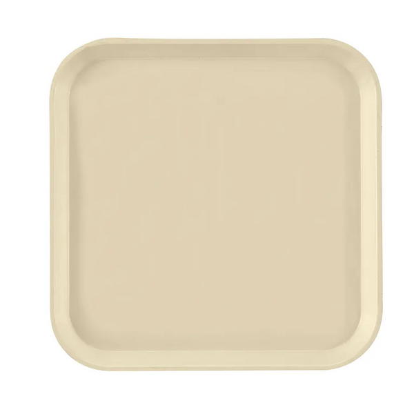 Cambro 1313537 I Camtray Square Metric Tray I 330x330mm I Cameo Yellow I Case of 12