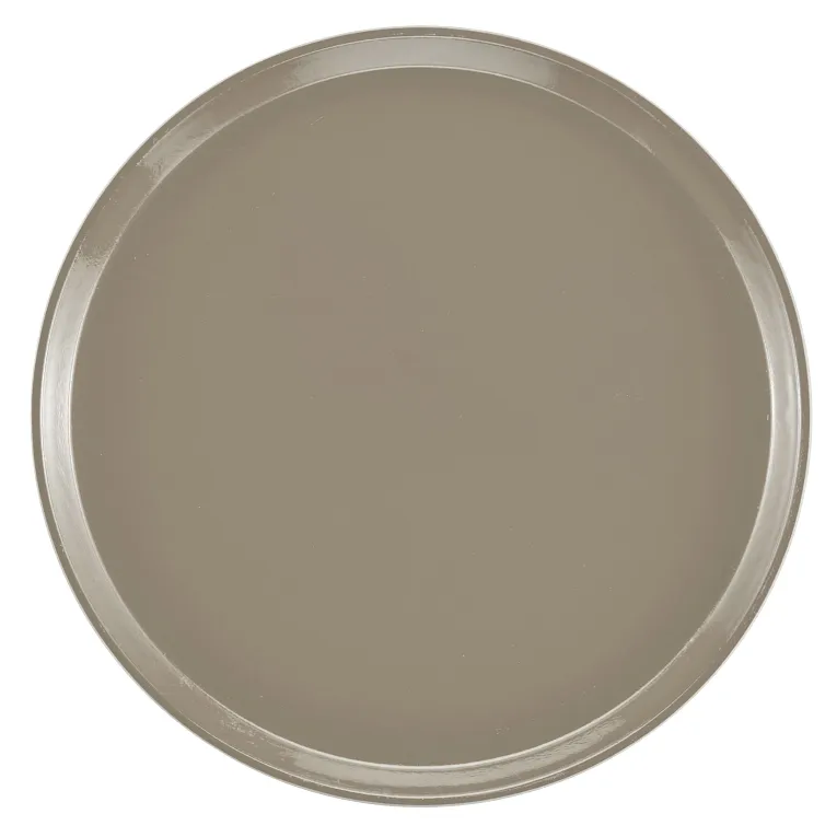 Cambro 1400104 I Camtray Round Tray I 14" (355 mm) I Desert Tan I Case of 12