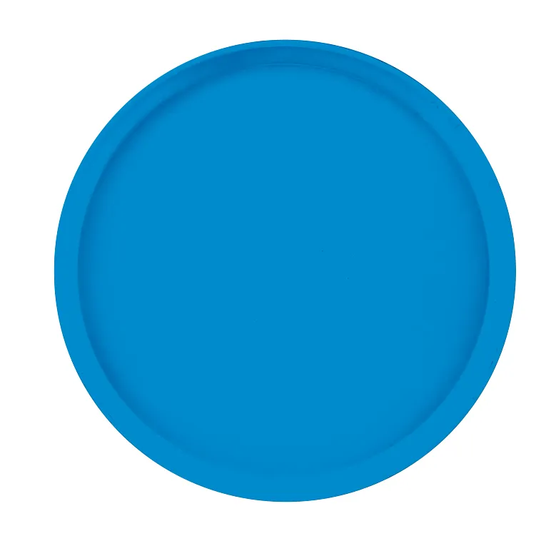 Cambro 1400105 I Camtray Round Tray I 14" (355 mm) I Horizon Blue I Case of 12