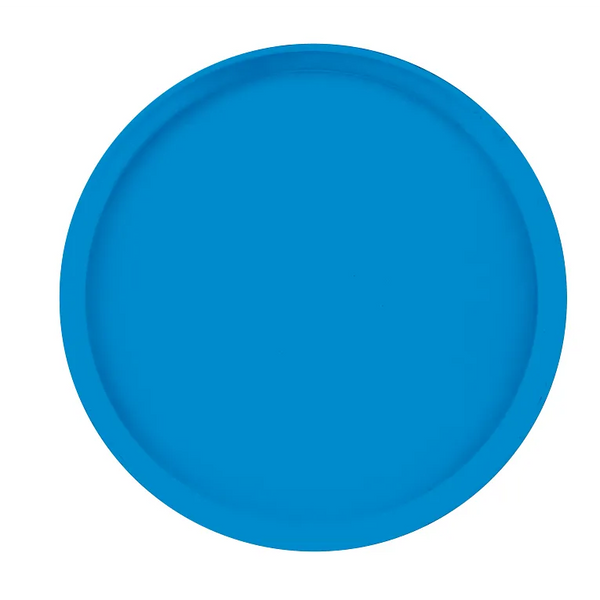 Cambro 1400105 I Camtray Round Tray I 14" (355 mm) I Horizon Blue I Case of 12