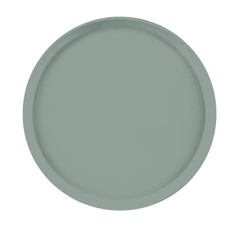 Cambro 1400107 I Camtray Round Tray I 14" (355 mm) I Pearl Gray I Case of 12