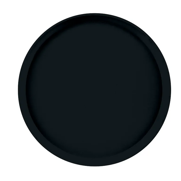 Cambro 1400110 I Camtray Round Tray I 14" (355 mm) I Black I Case of 12