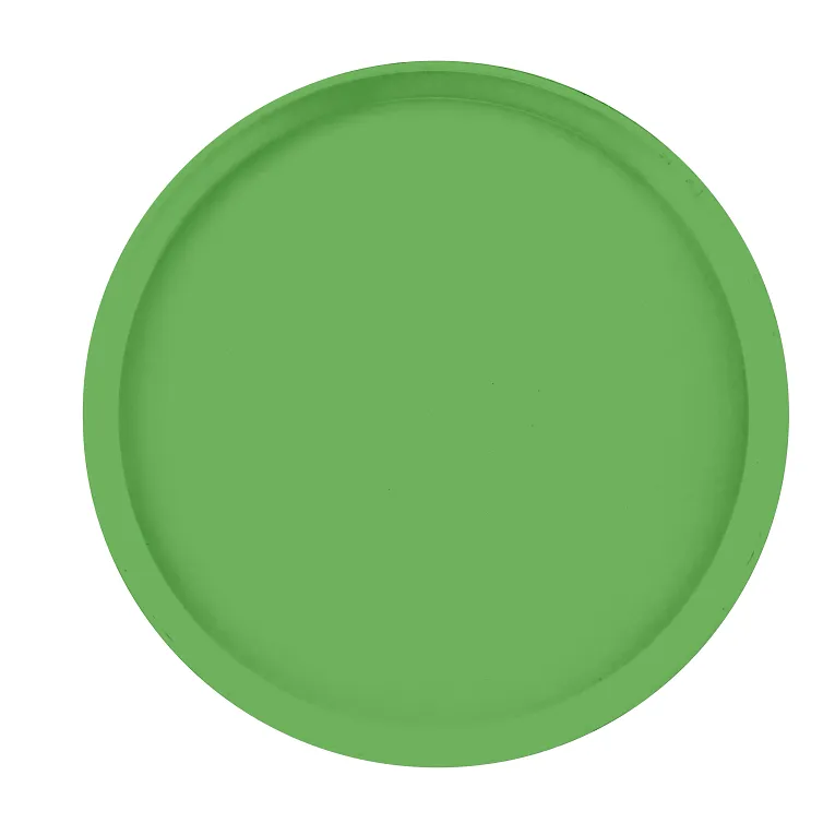 Cambro 1400113 I Camtray Round Tray I 14" (355 mm) I Lime-ade I Case of 12