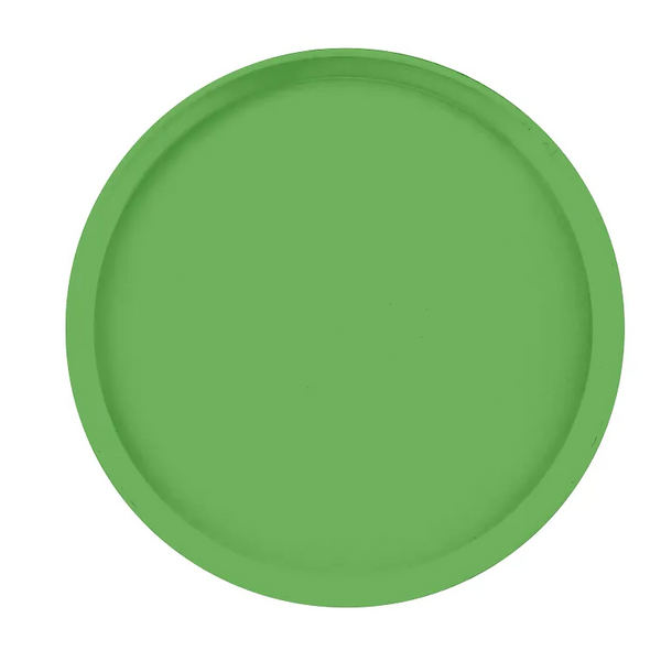 Cambro 1400113 I Camtray Round Tray I 14" (355 mm) I Lime-ade I Case of 12