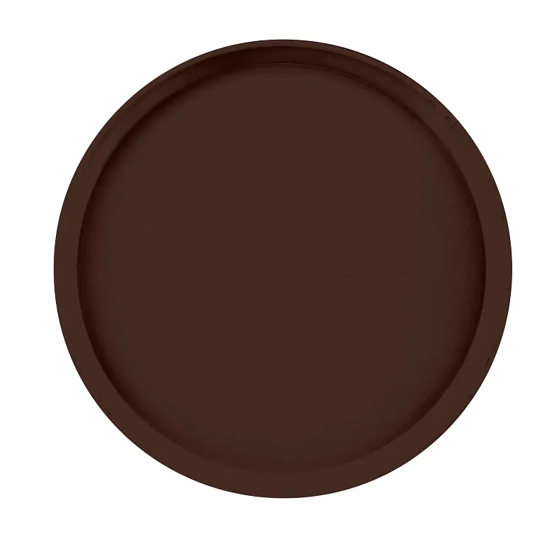 Cambro 1400116 I Camtray Round Tray I 14" (355 mm) I Brazil Brown I Case of 12