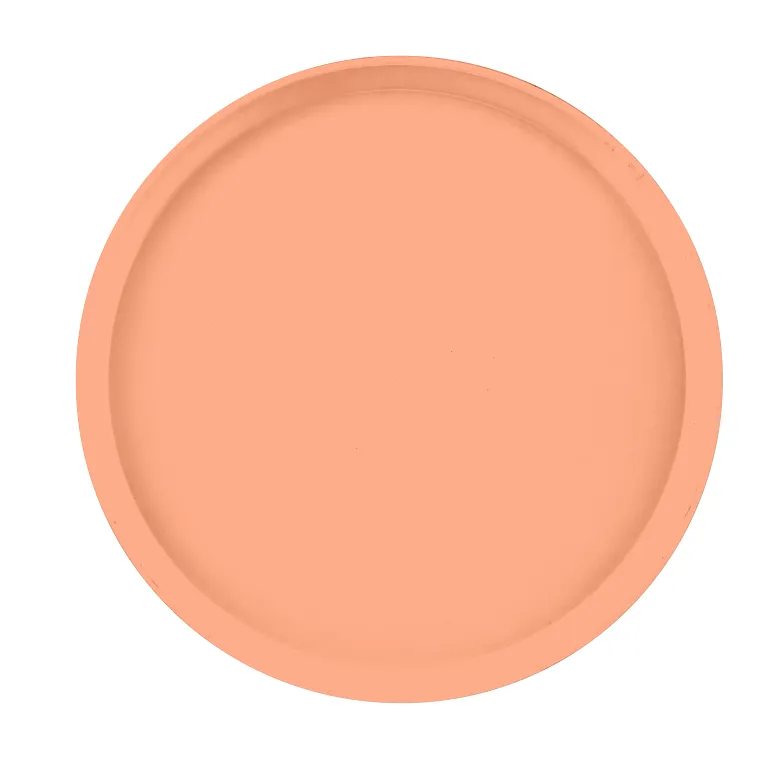 Cambro 1400117 I Camtray Round Tray I 14" (355 mm) I Dark Peach I Case of 12
