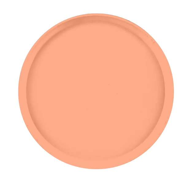 Cambro 1400117 I Camtray Round Tray I 14" (355 mm) I Dark Peach I Case of 12
