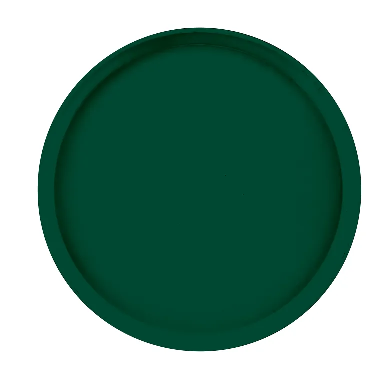 Cambro 1400119 I Camtray Round Tray I 14" (355 mm) I Sherwood Green I Case of 12